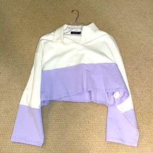 Glassons polo crop top